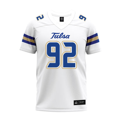 Tulsa - NCAA Football : Amieh Williams - White Premium Football Jersey