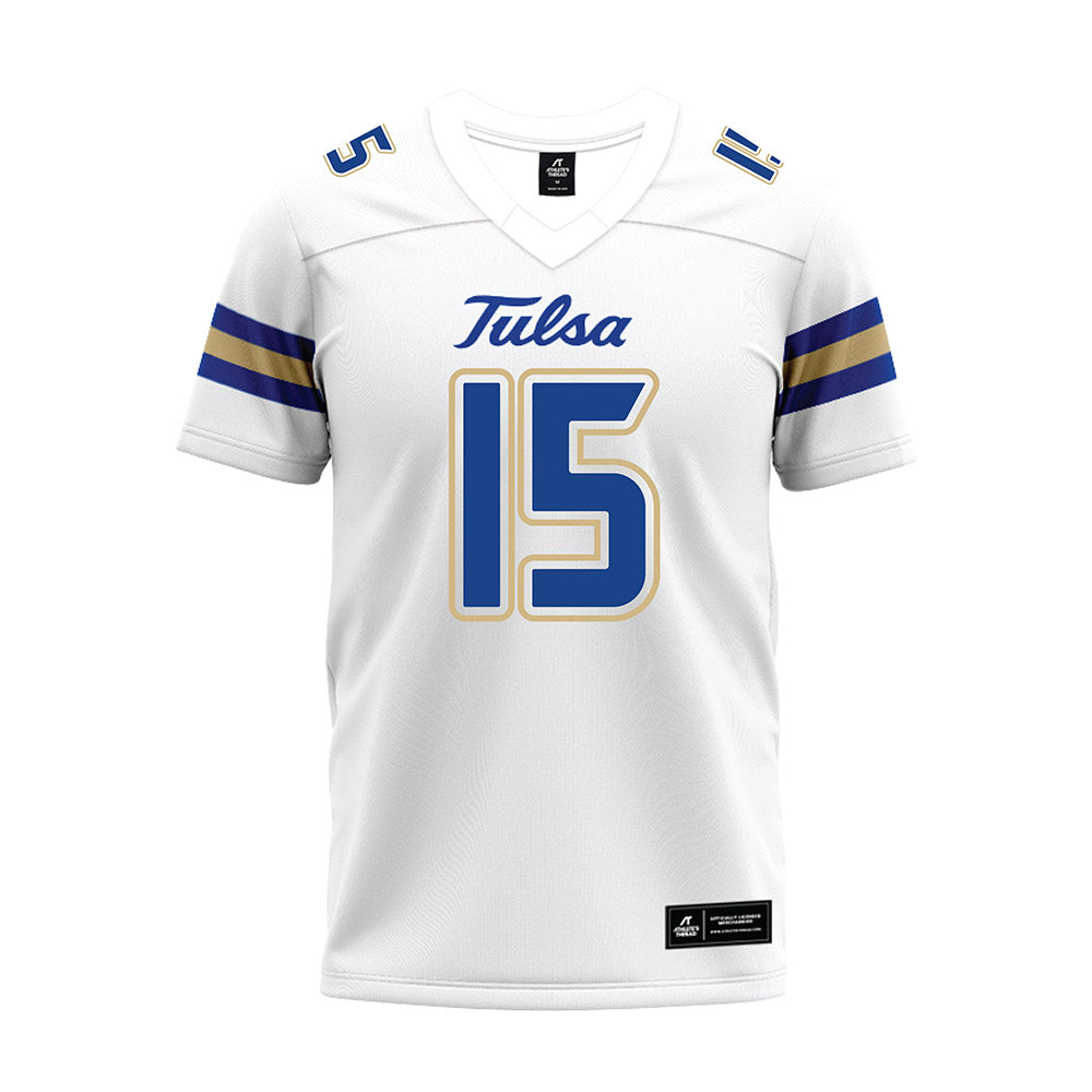 Tulsa - NCAA Football : Ashton Williams - White Premium Football Jersey-0