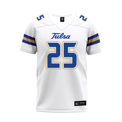 Tulsa - NCAA Football : Sam Stone - White Premium Football Jersey-0