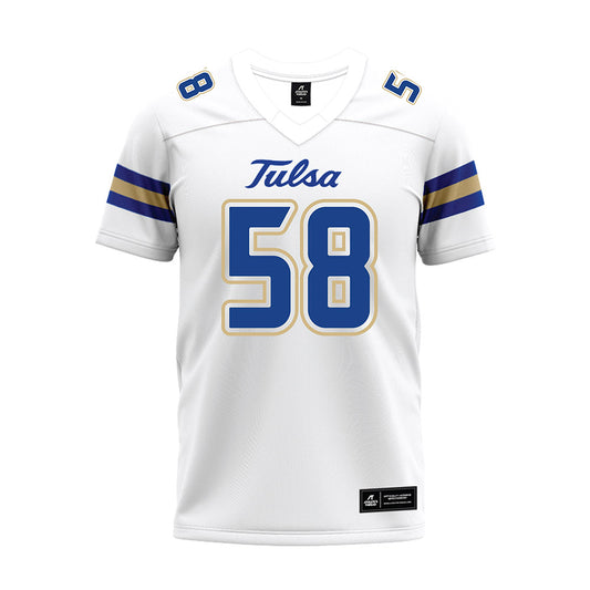 Tulsa - NCAA Football : Tyler Rich - White Premium Football Jersey