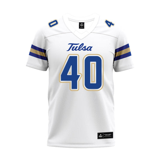 Tulsa - NCAA Football : Aquavious Dunbar - White Premium Football Jersey-0