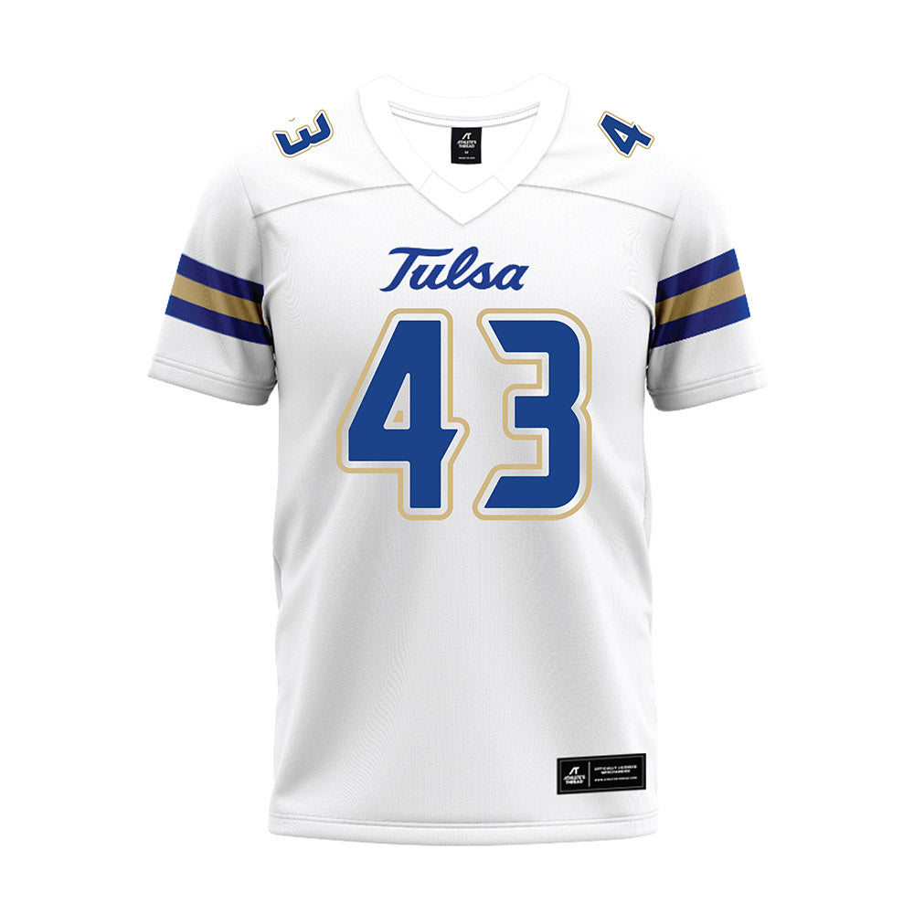 Tulsa - NCAA Football : Bryson Rouse - White Premium Football Jersey