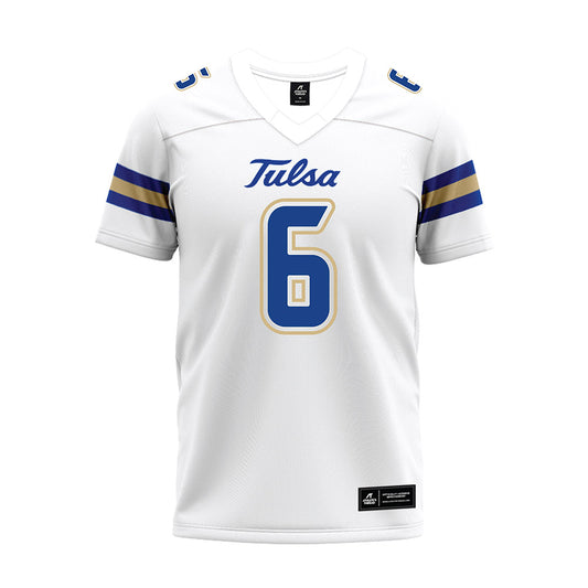 Tulsa - NCAA Football : Chris Thompson - White Premium Football Jersey-0