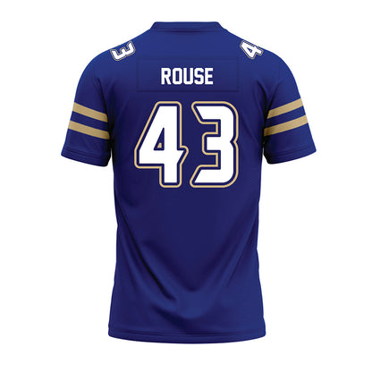 Tulsa - NCAA Football : Bryson Rouse - Blue Premium Football Jersey