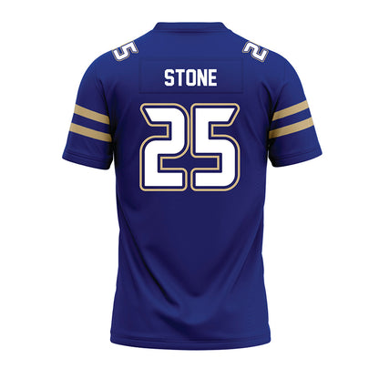 Tulsa - NCAA Football : Sam Stone - Blue Premium Football Jersey-1