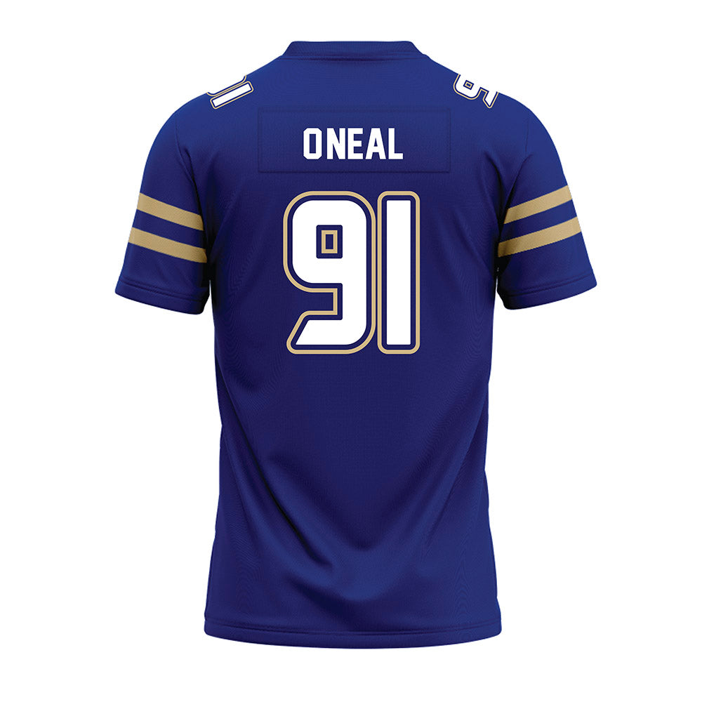 Tulsa - NCAA Football : Troop O'Neal - Blue Premium Football Jersey