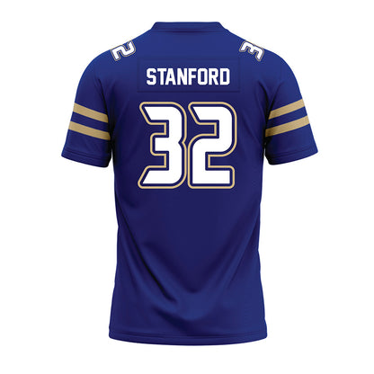 Tulsa - NCAA Football : Scott Stanford - Blue Premium Football Jersey