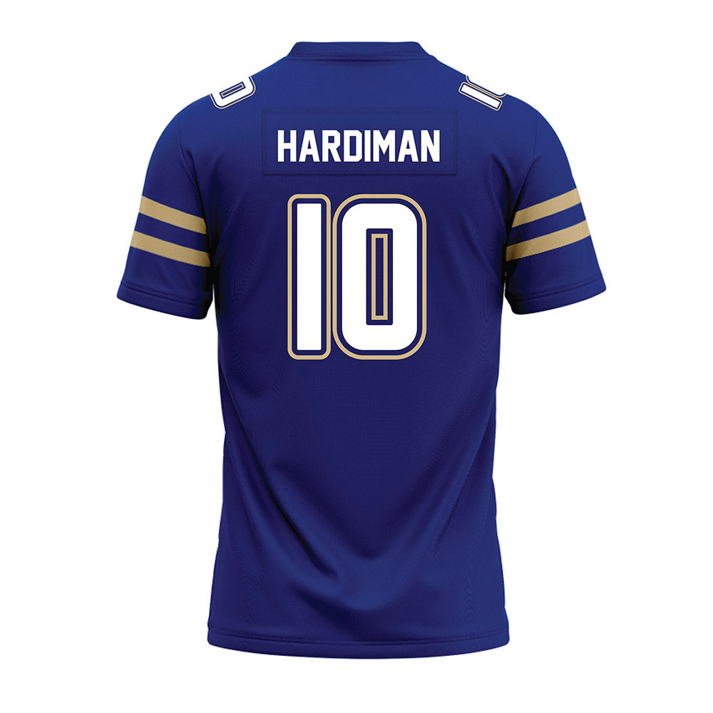 Tulsa - NCAA Football : Tim Hardiman - Blue Premium Football Jersey-1