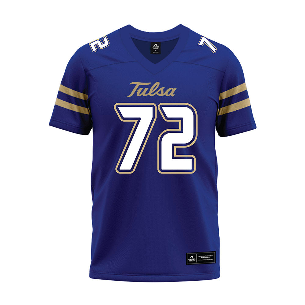 Tulsa - NCAA Football : Tai Newhouse - Blue Premium Football Jersey-0