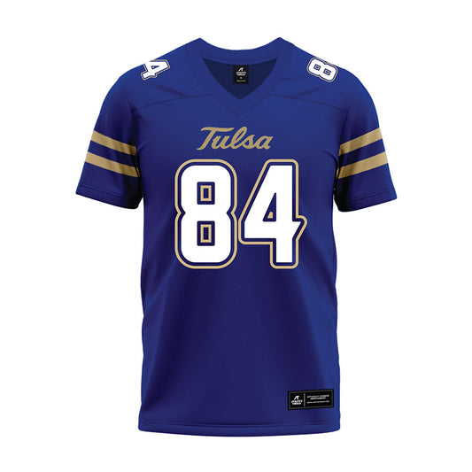 Tulsa - NCAA Football : Jewlyen Roberts - Blue Premium Football Jersey