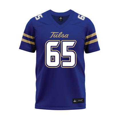 Tulsa - NCAA Football : Sean Hill - Blue Premium Football Jersey-0