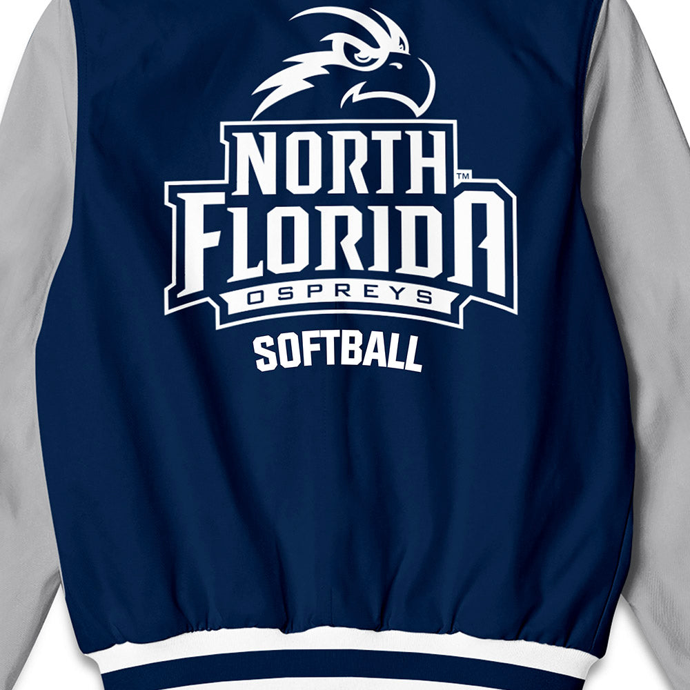 UNF - NCAA Softball : Kirsten Caravaca - Bomber Jacket-1