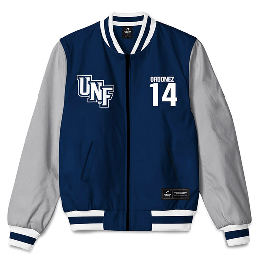 UNF - NCAA Baseball : Santiago Ordonez - Bomber Jacket-0