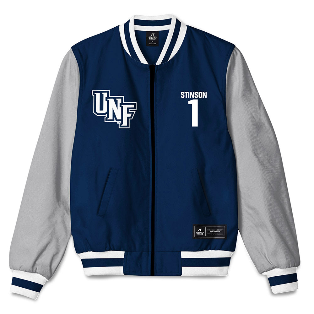UNF - NCAA Women's Basketball : Jamisyn Stinson - Bomber Jacket-0