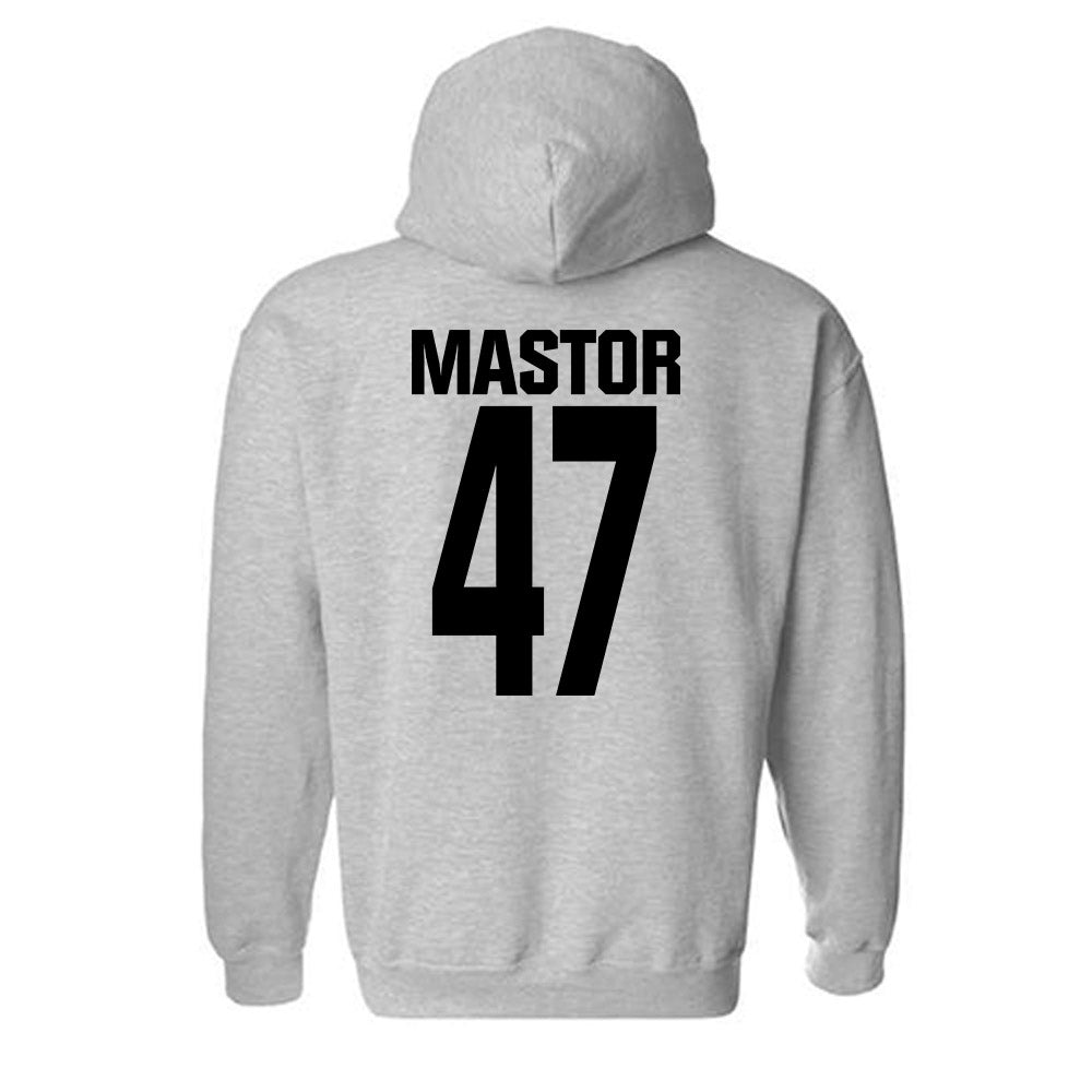 NC State - NCAA Football : Jackson Mastor - Classic Shersey Hooded Sweatshirt-1