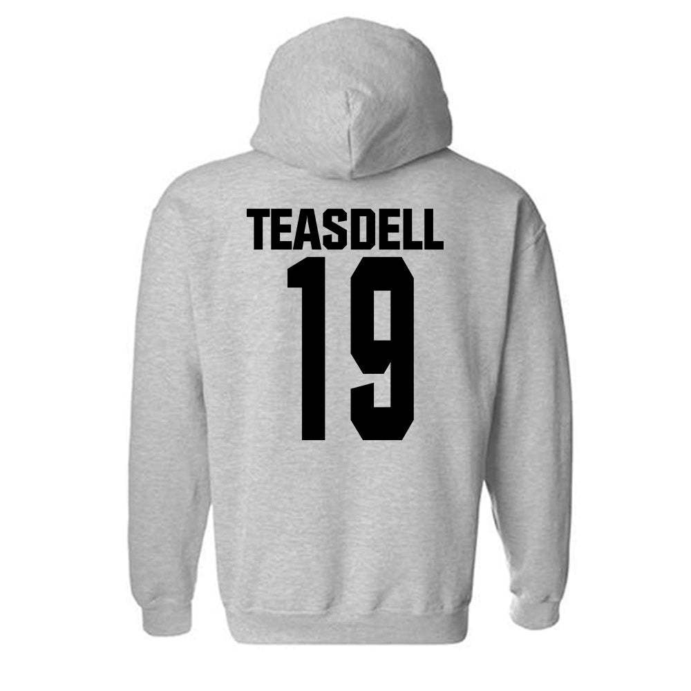 NC State - NCAA Football : Tristan Teasdell - Classic Shersey Hooded Sweatshirt-1