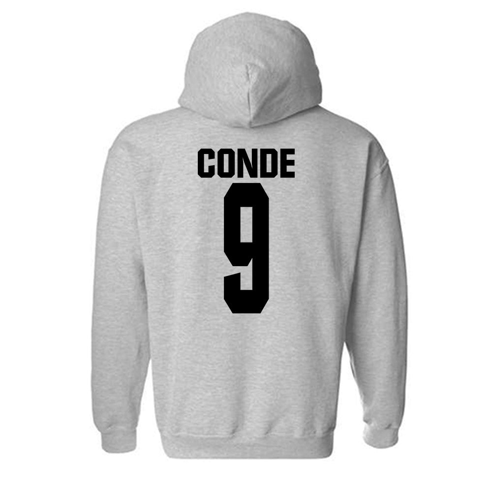 NC State - NCAA Men's Soccer : Ibrahim Conde - Classic Shersey Hooded Sweatshirt-1