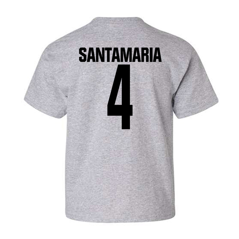 NC State - NCAA Men's Soccer : Carlos Santamaria - Classic Shersey Youth T-Shirt-1