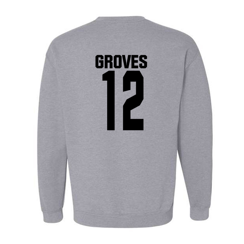 NC State - NCAA Football : Elijah Groves - Classic Shersey Crewneck Sweatshirt-1