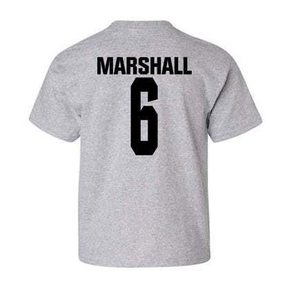 NC State - NCAA Football : Devon Marshall - Classic Shersey Youth T-Shirt-1