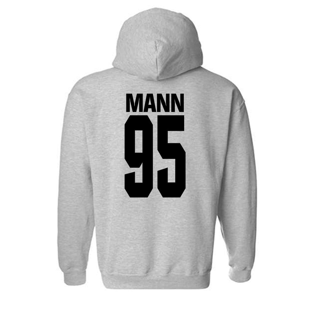 NC State - NCAA Football : Jacob Mann - Classic Shersey Hooded Sweatshirt-1