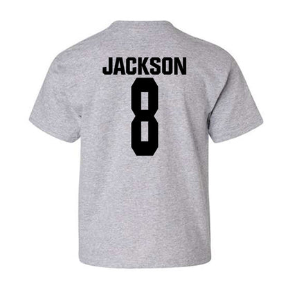 NC State - NCAA Football : Keenan Jackson - Classic Shersey Youth T-Shirt-1