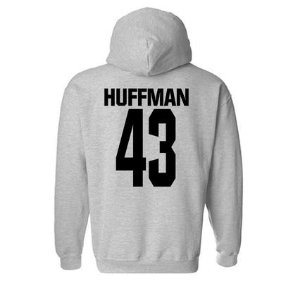 NC State - NCAA Football : Nathan Huffman - Classic Shersey Hooded Sweatshirt-1