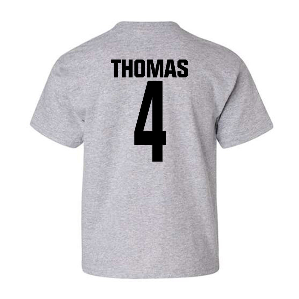 NC State - NCAA Football : Tra Thomas - Classic Shersey Youth T-Shirt-1