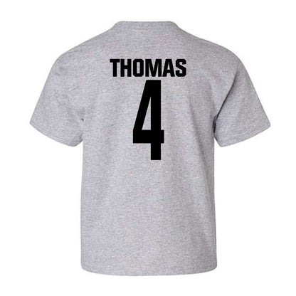 NC State - NCAA Football : Tra Thomas - Classic Shersey Youth T-Shirt-1