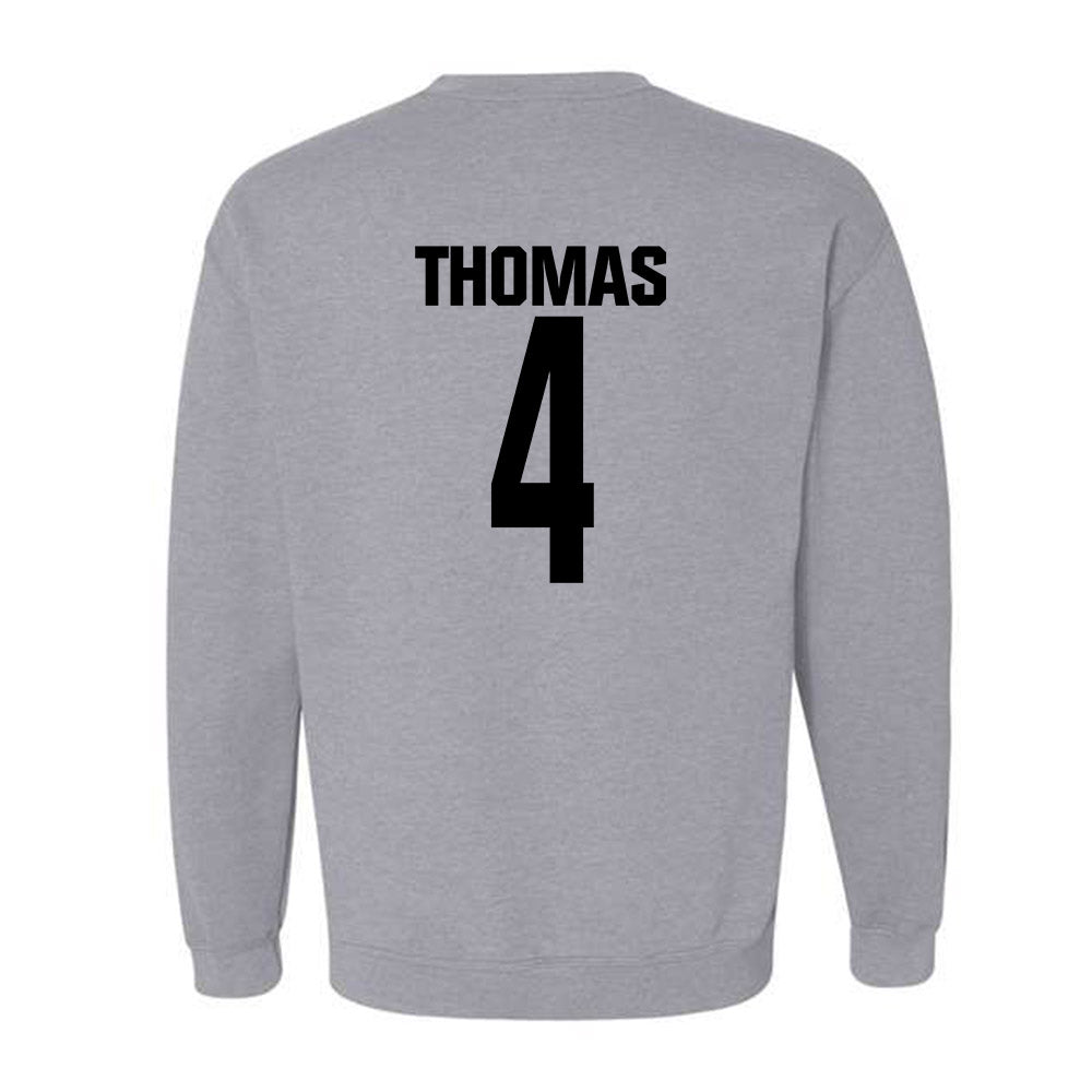 NC State - NCAA Football : Tra Thomas - Classic Shersey Crewneck Sweatshirt-1
