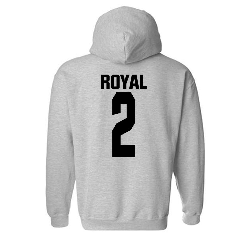 NC State - NCAA Football : Ronnie Royal - Classic Shersey Hooded Sweatshirt-1