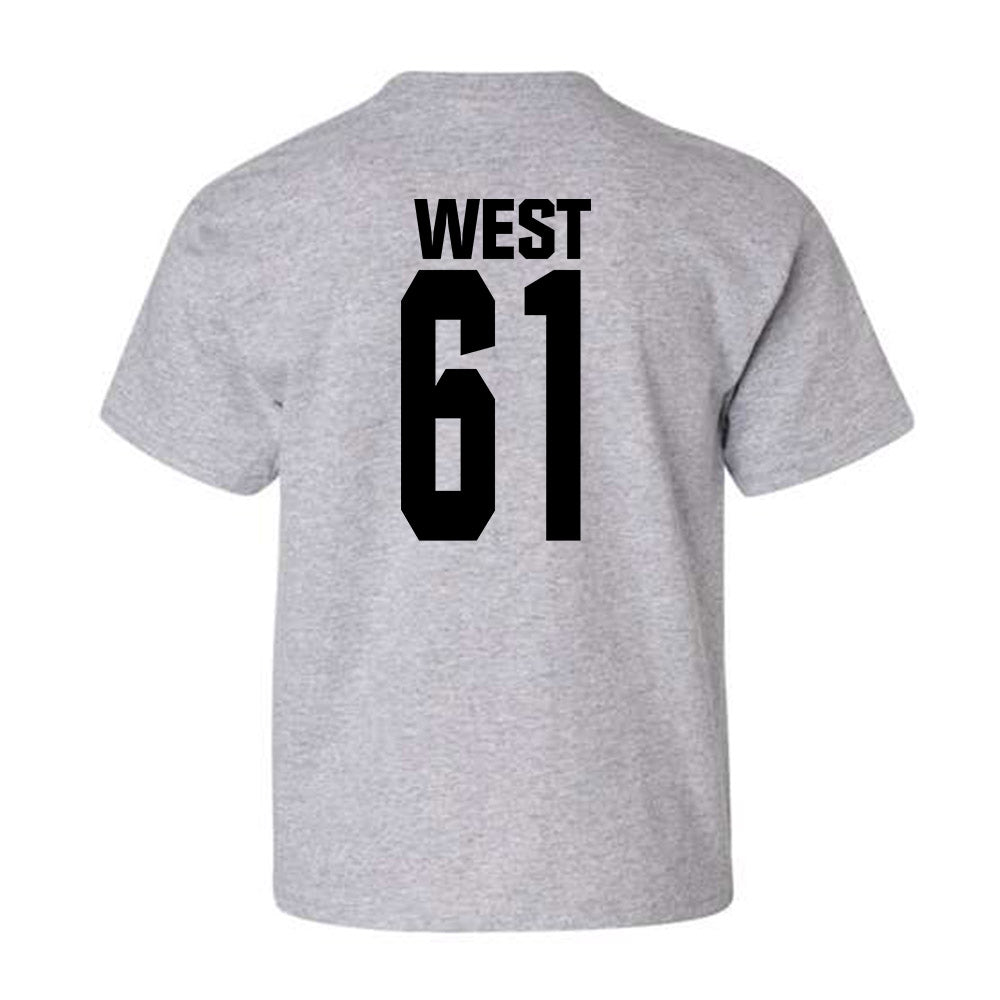 NC State - NCAA Football : Tyler West - Classic Shersey Youth T-Shirt