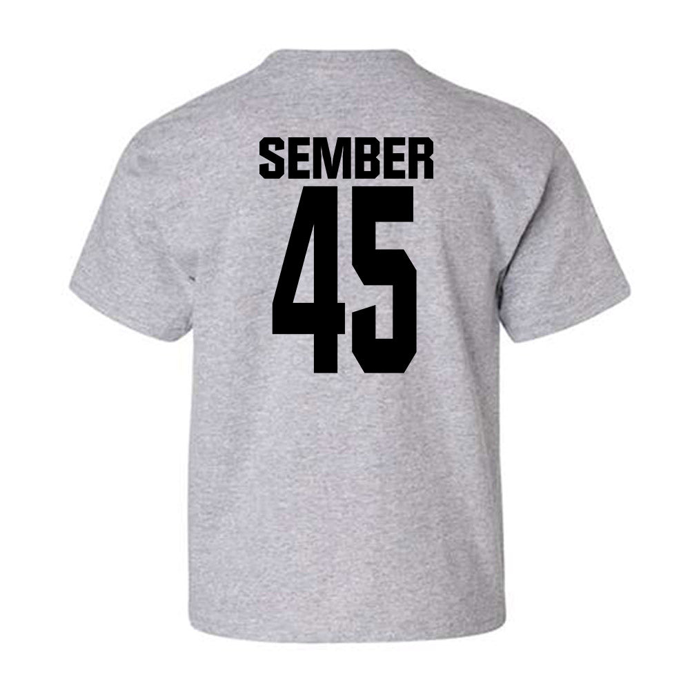 NC State - NCAA Football : Robert Sember - Classic Shersey Youth T-Shirt-1