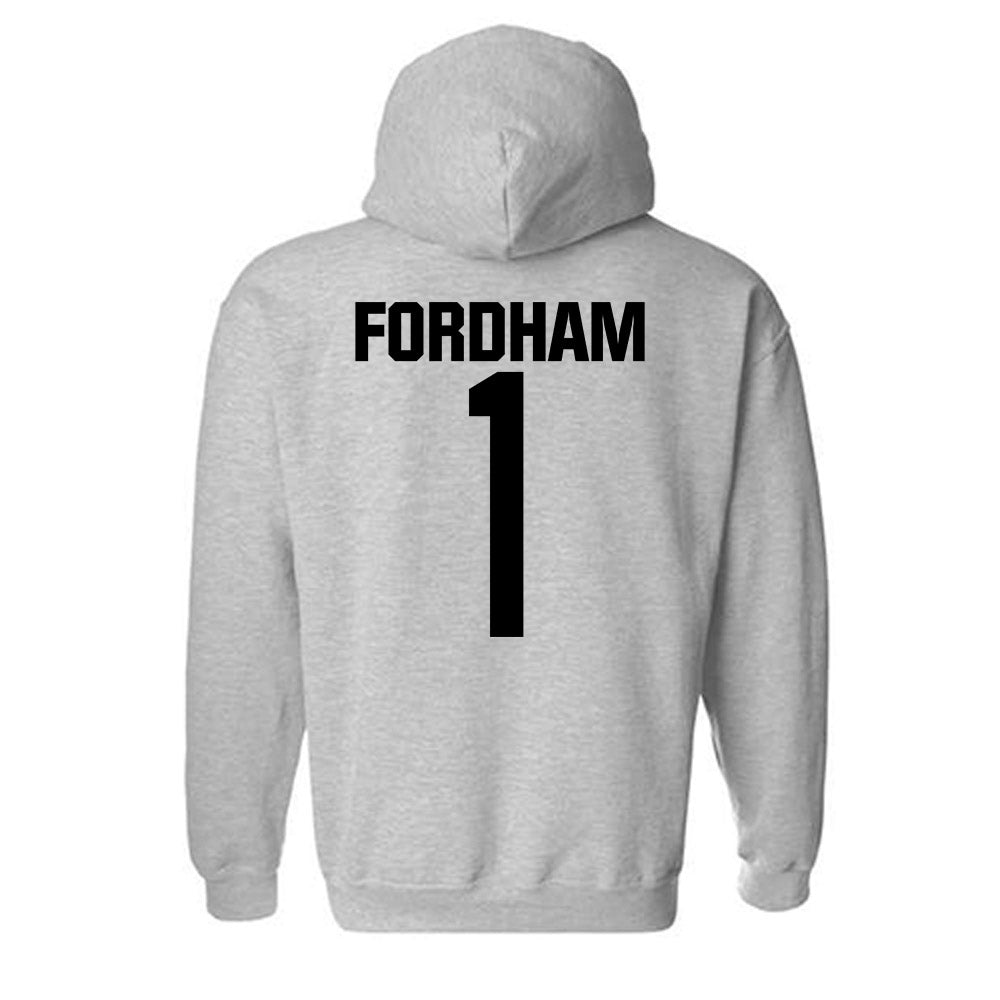 NC State - NCAA Football : Caden Fordham - Classic Shersey Hooded Sweatshirt-1