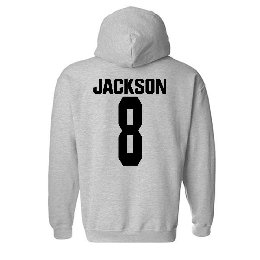 NC State - NCAA Football : Keenan Jackson - Classic Shersey Hooded Sweatshirt-1