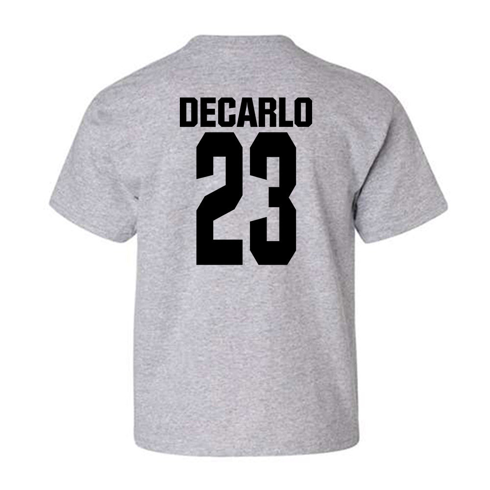 NC State - NCAA Baseball : Vincent DeCarlo - Classic Shersey Youth T-Shirt-1