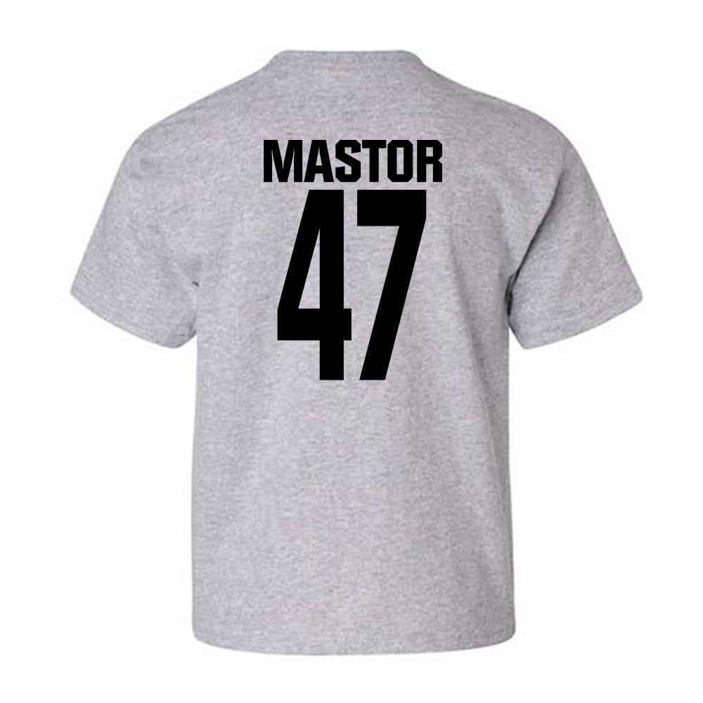 NC State - NCAA Football : Jackson Mastor - Classic Shersey Youth T-Shirt-1