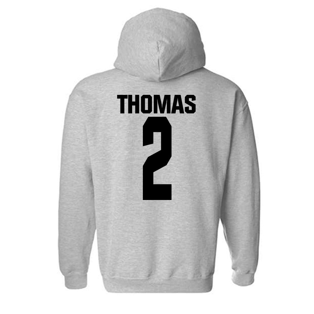 NC State - NCAA Football : Lex Thomas - Classic Shersey Hooded Sweatshirt-1