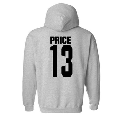 NC State - NCAA Football : Travali Price - Classic Shersey Hooded Sweatshirt