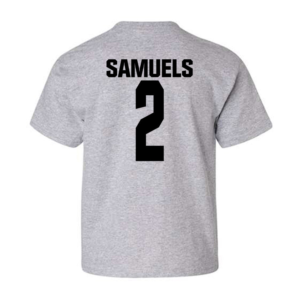NC State - NCAA Women's Basketball : Qadence Samuels - Classic Shersey Youth T-Shirt-1