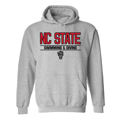 NC State - NCAA Men's Swimming & Diving : James Ewing - Classic Shersey Hooded Sweatshirt