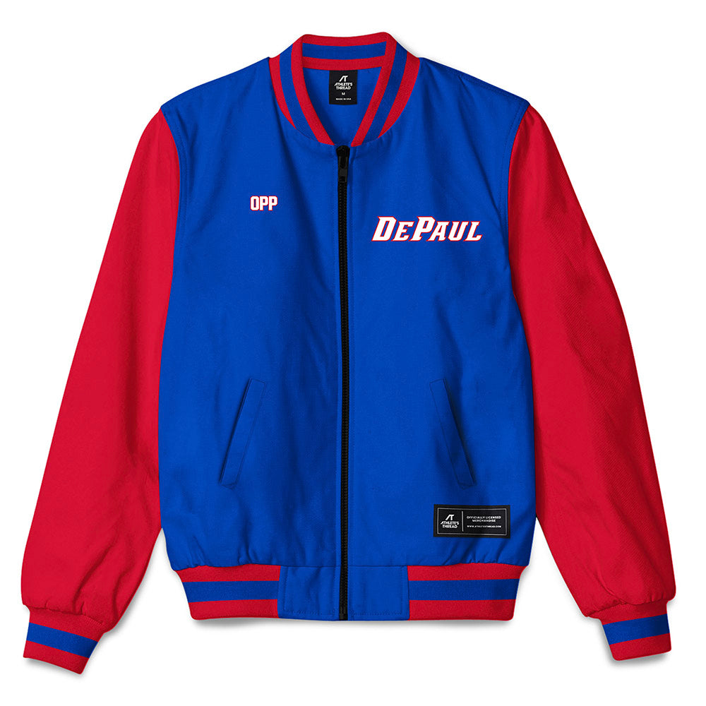 DePaul - NCAA Women's Track & Field : Elena Opp - Bomber Jacket-0