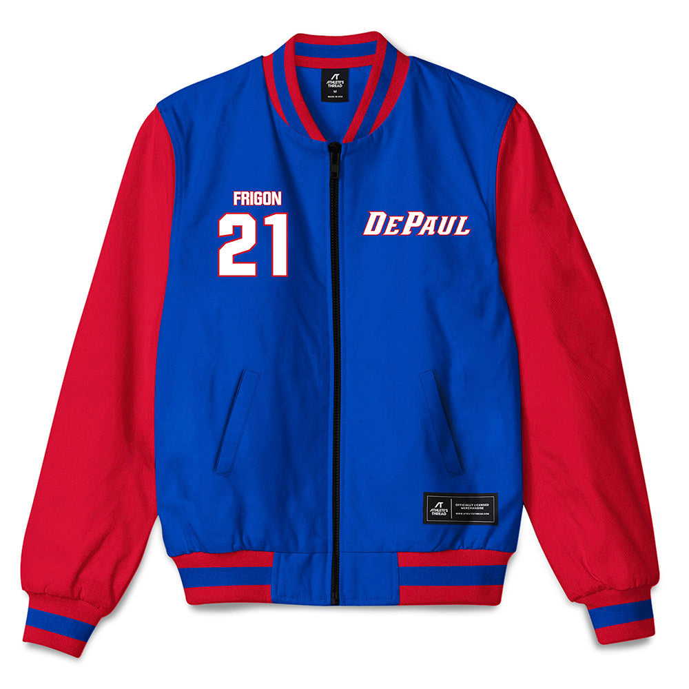 DePaul - NCAA Women's Soccer : Jericho Frigon - Bomber Jacket-0
