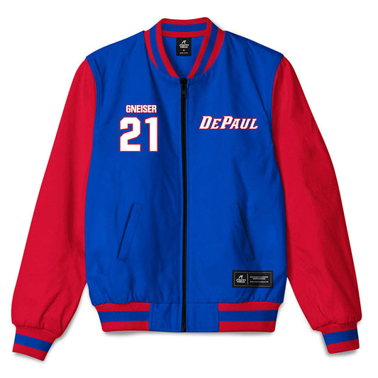 DePaul - NCAA Men's Golf : Billy Gneiser - Bomber Jacket-0