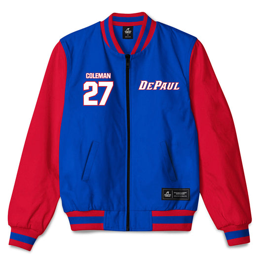 DePaul - NCAA Men's Soccer : Izaiah Coleman - Bomber Jacket