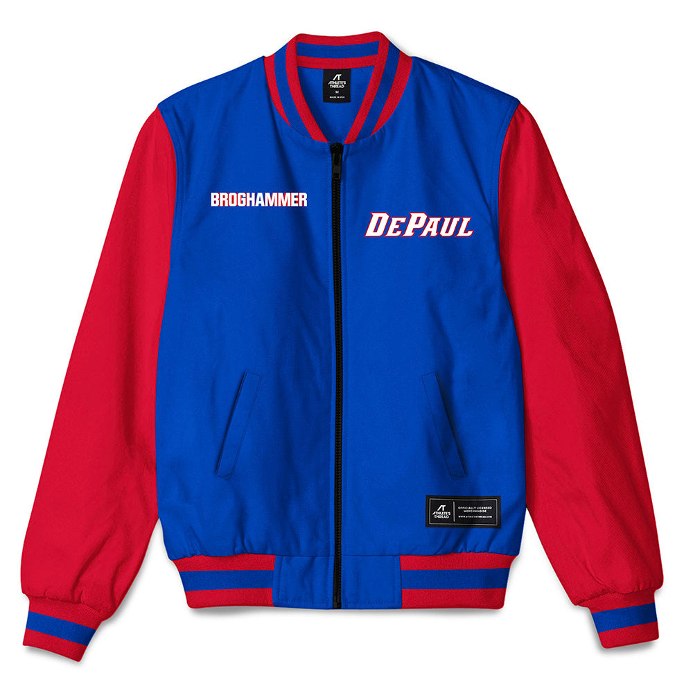 DePaul - NCAA Men's Track & Field : Jack Broghammer - Bomber Jacket-0