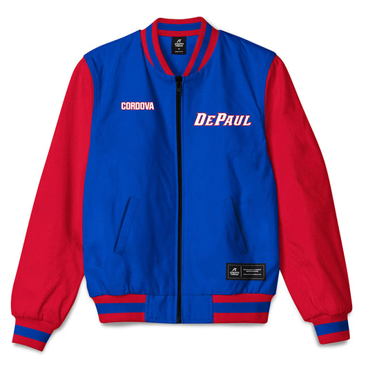 DePaul - NCAA Women's Cross Country : Sara cordova - Bomber Jacket