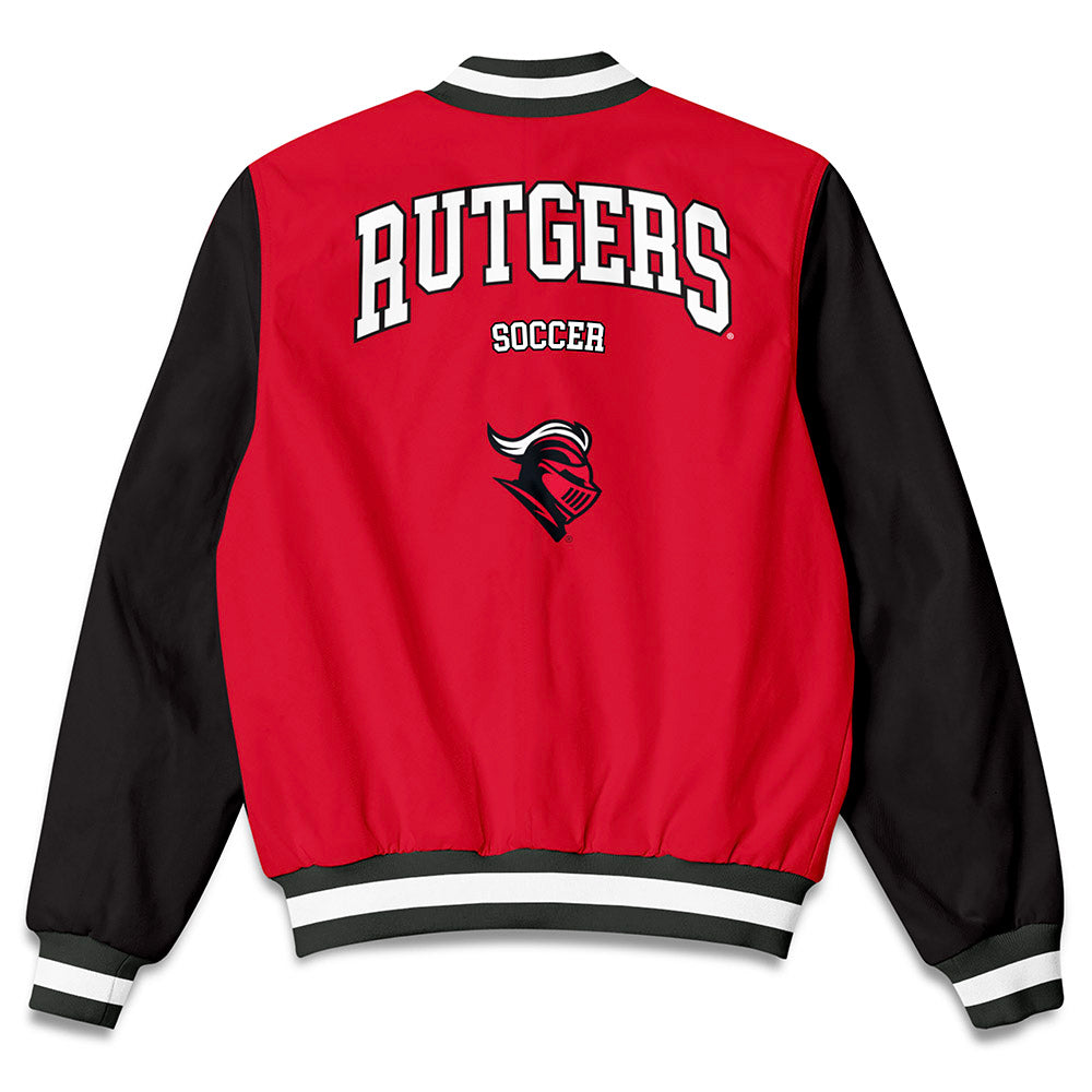 Rutgers - NCAA Women's Soccer : Abigail Cox - Bomber Jacket-1
