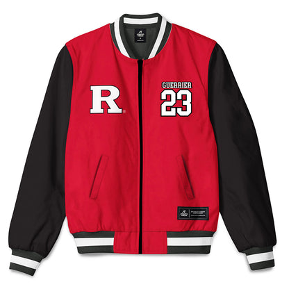 Rutgers - NCAA Football : Edd Guerrier - Bomber Jacket-0