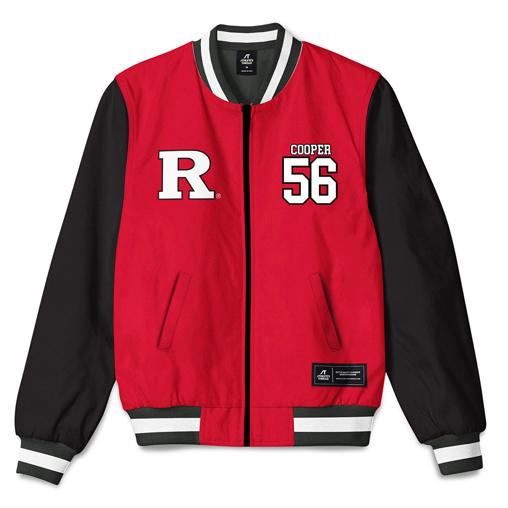 Rutgers - NCAA Football : Sean Cooper - Bomber Jacket